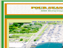Tablet Screenshot of fourseasonsfleamarket.com